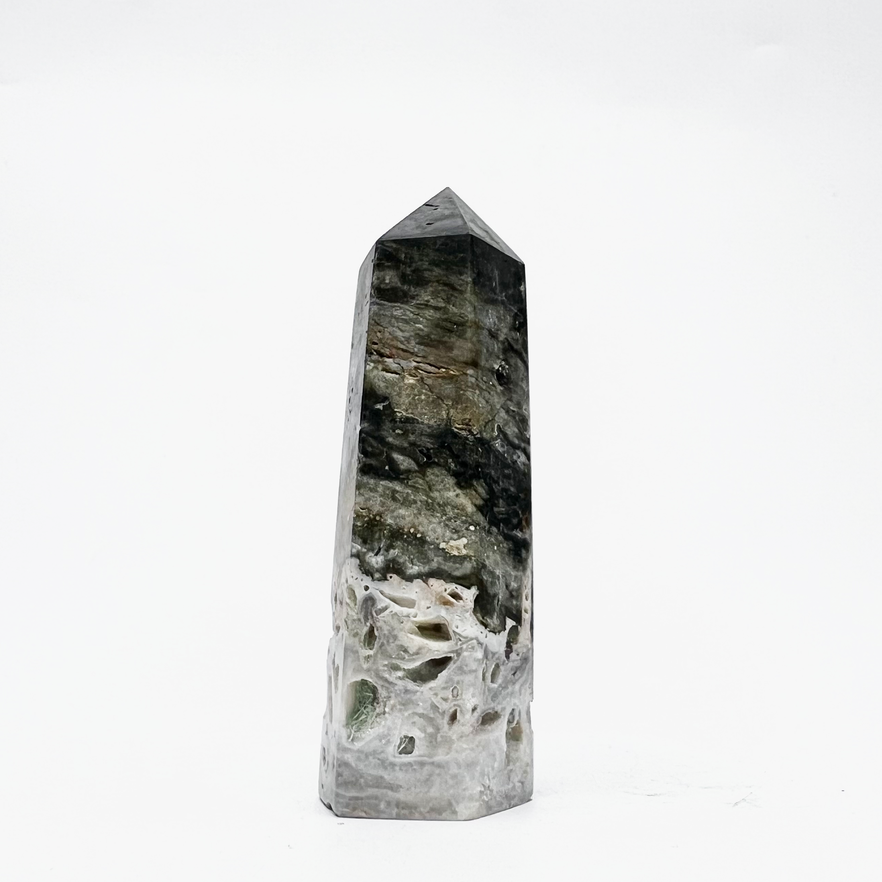 Natural Spiritual Crystal - Ocean Jasper Tower